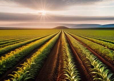 BioLynceus Agricultural Products create Healthy Agricultural crop treated with BioLynceus Lot 125