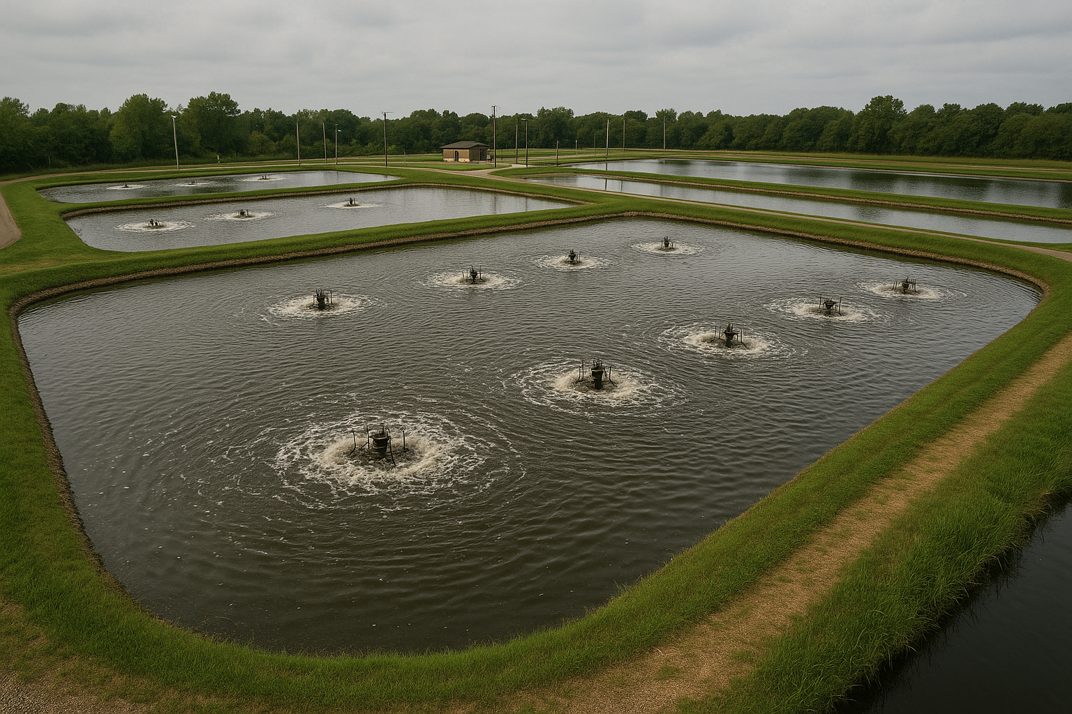 Toxicity Treatment in a Municipal Wastewater Lagoon System