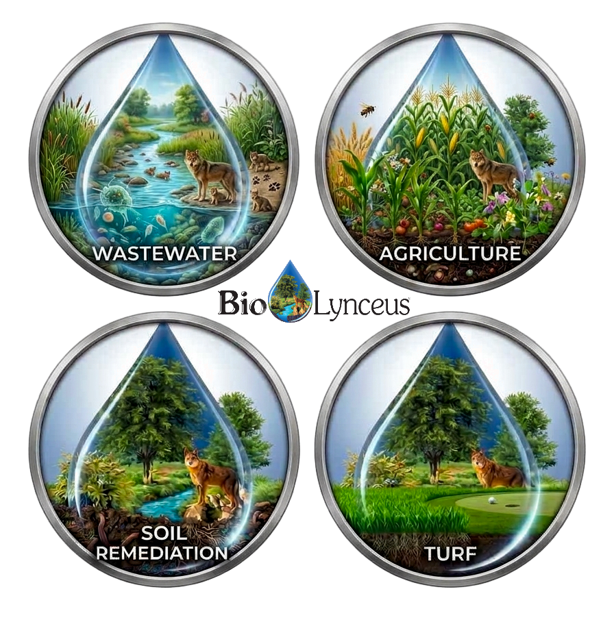 BioLynceus Wastewater Agriculture Soil Remediation and Turf Logo