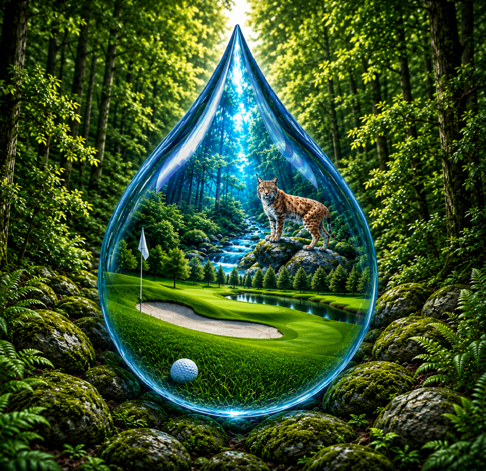 BioLynceus 2026 Turf Water drop logo