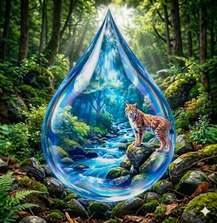 BioLynceus 2026 Wastewater Water drop logo